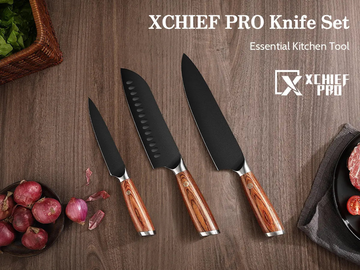 Magnetic suction kitchen knife set - XCHIEF PRO