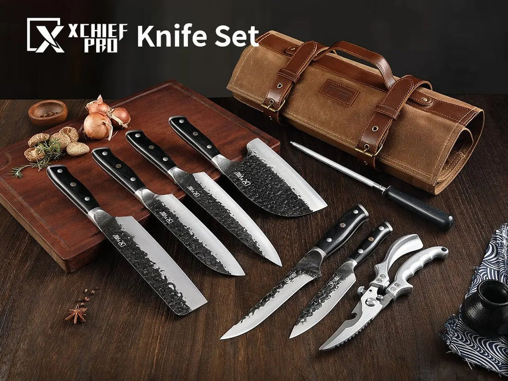 Chef Knife Set - XCHIEF PRO Knife Set Chef Knife Set 