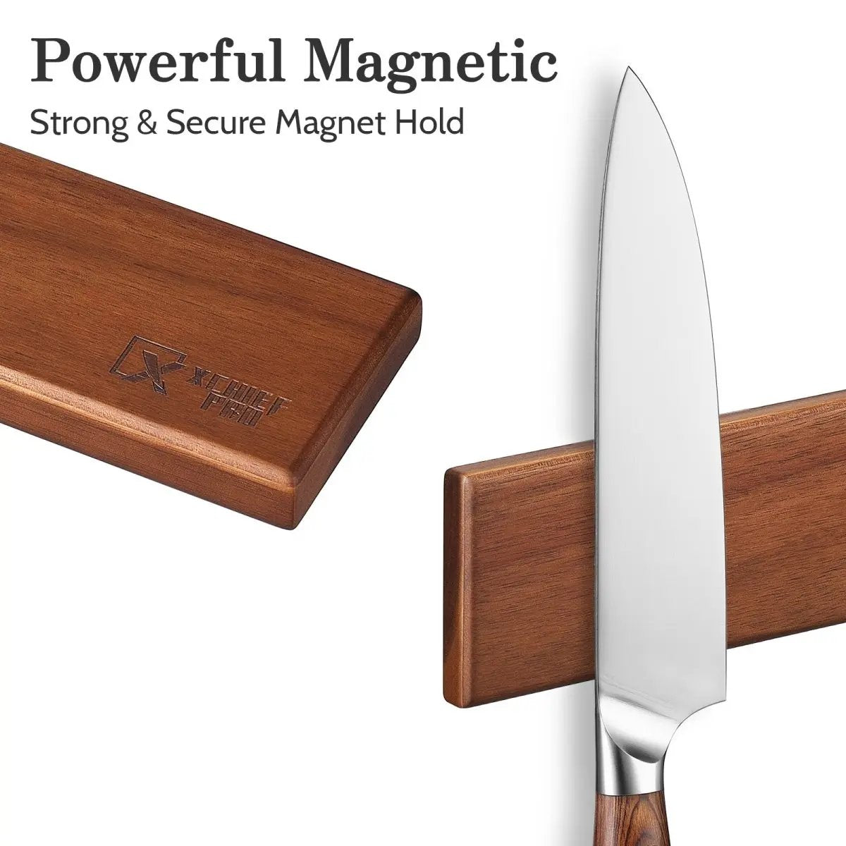 Mirror finish magnetic kitchen knife set - XCHIEF PROKnife Set