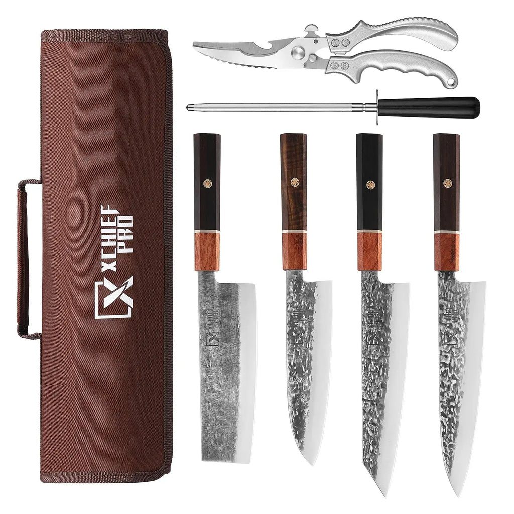 Chef Knife Set - XCHIEF PRO Knife Set Chef Knife Set 