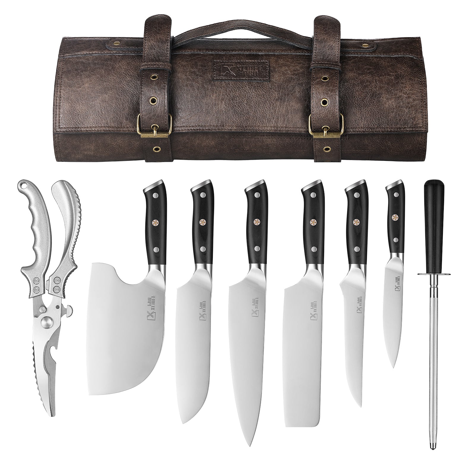 Knife Set with Bag-Silver XCHIEF PRO