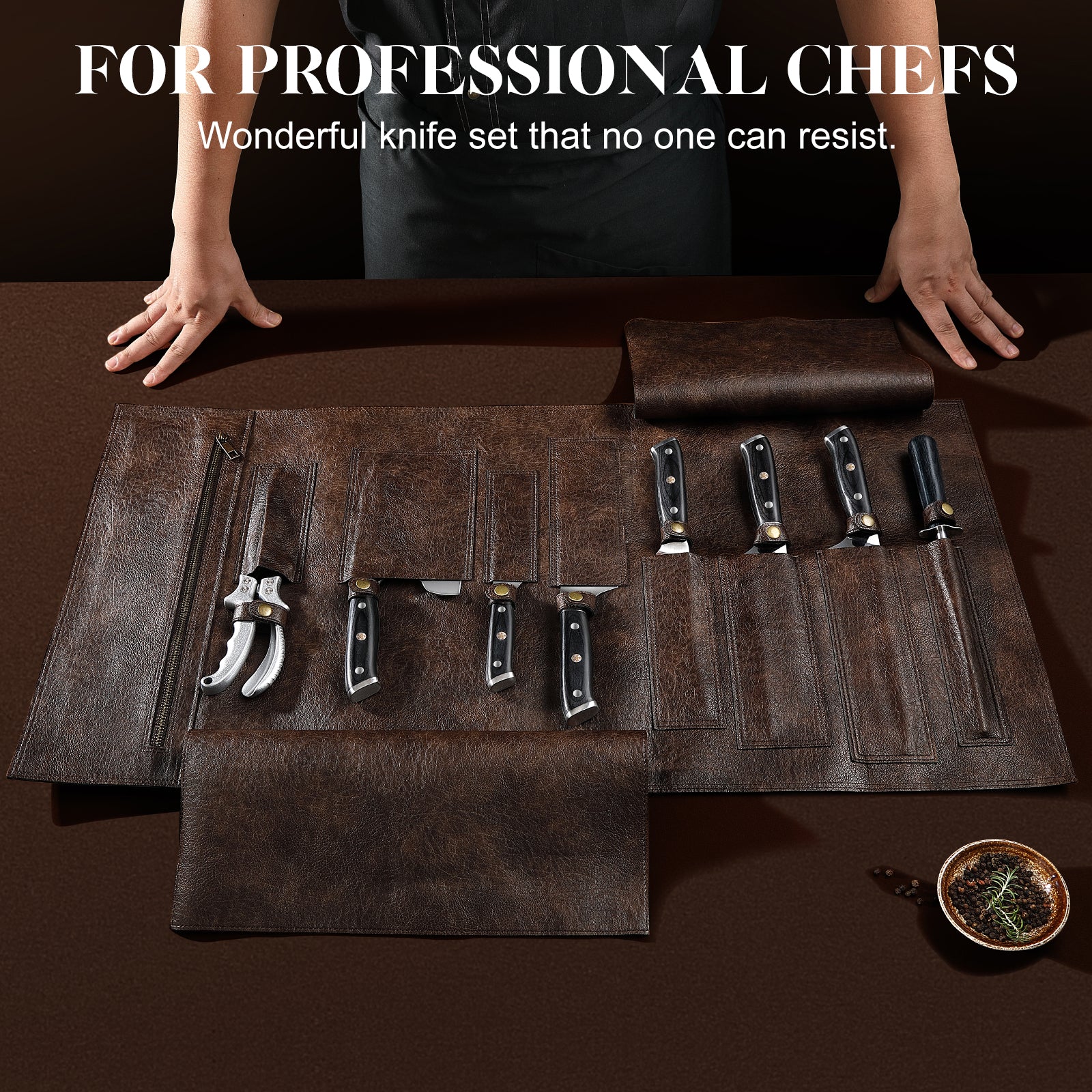 Knife Set with Bag-Silver XCHIEF PRO